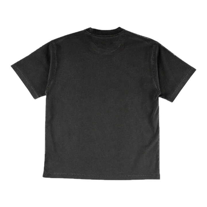 SCREEN OVERPRINT KNIT BLACK WHITE