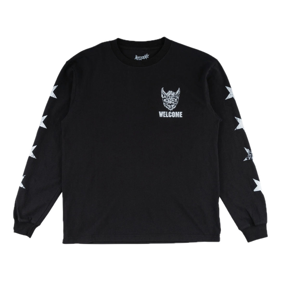 SANGUIVORE PRINTED LONGSLEEVE TEE BLACK