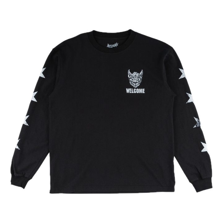 SANGUIVORE PRINTED LONGSLEEVE TEE BLACK