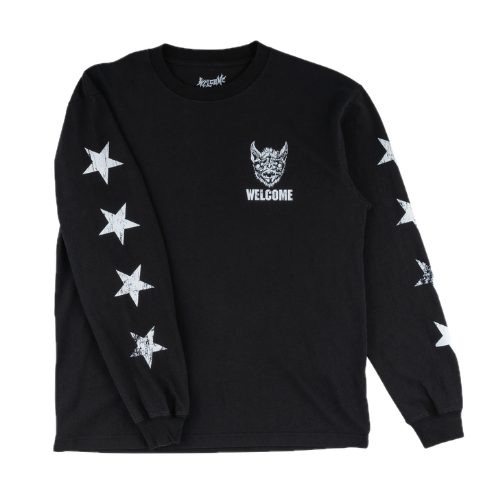 SANGUIVORE PRINTED LONGSLEEVE TEE BLACK