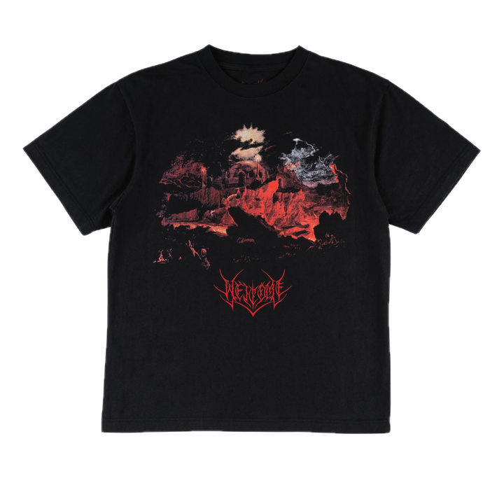 ALDOUS PRINTED TEE BLACK
