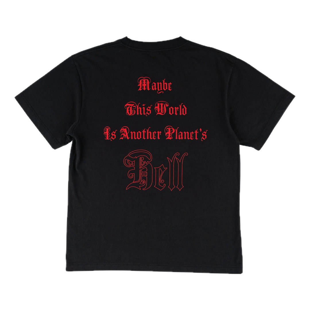 ALDOUS PRINTED TEE BLACK
