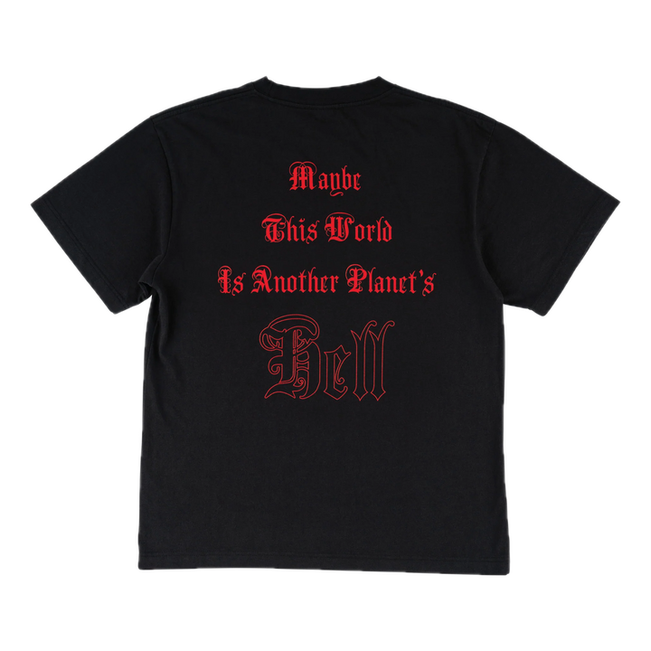 ALDOUS PRINTED TEE BLACK