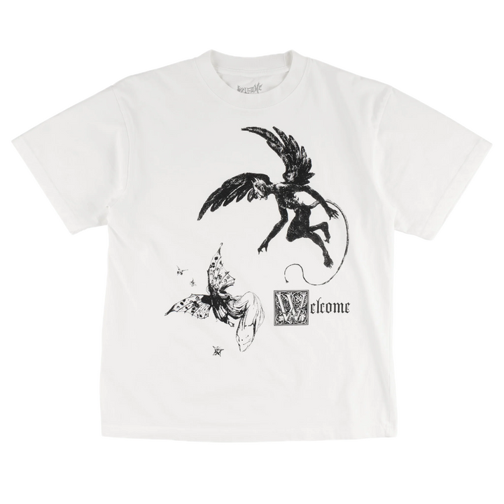 FAIRY PRINTED TEE WHITE