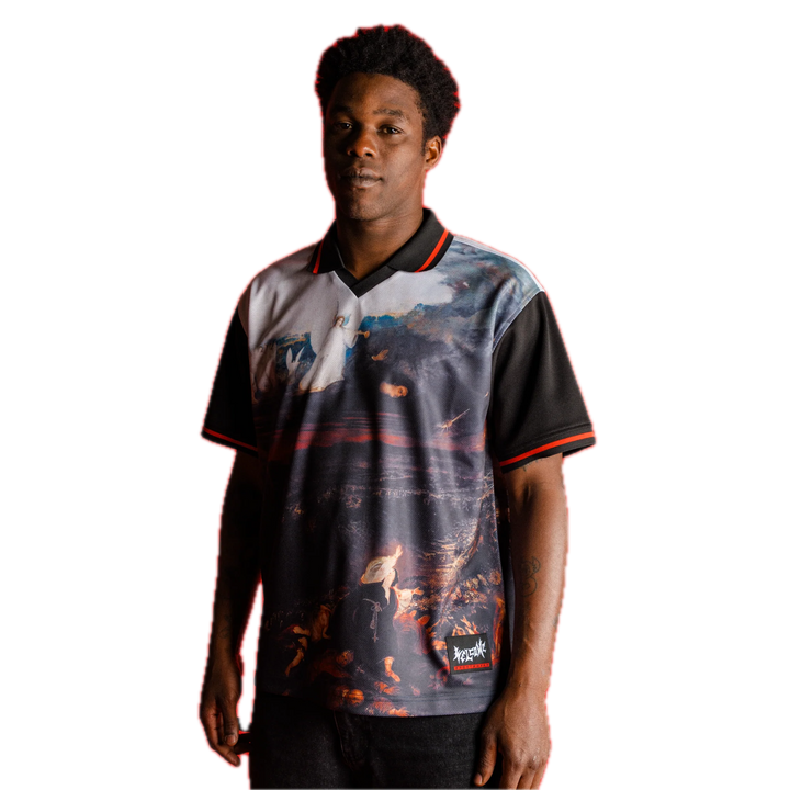 RAPTURE SOCCER JERSEY BLACK