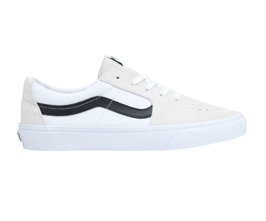 SK8-LOW WHITE BLACK