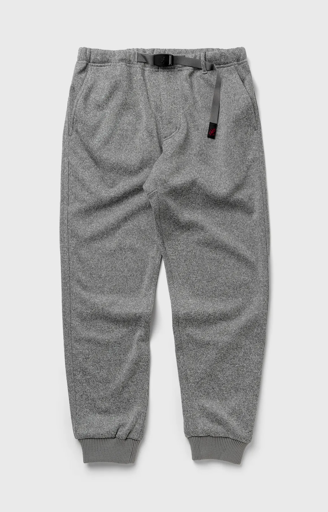 BONDING KNIT FLEECE NARROW RIB PANT GREY