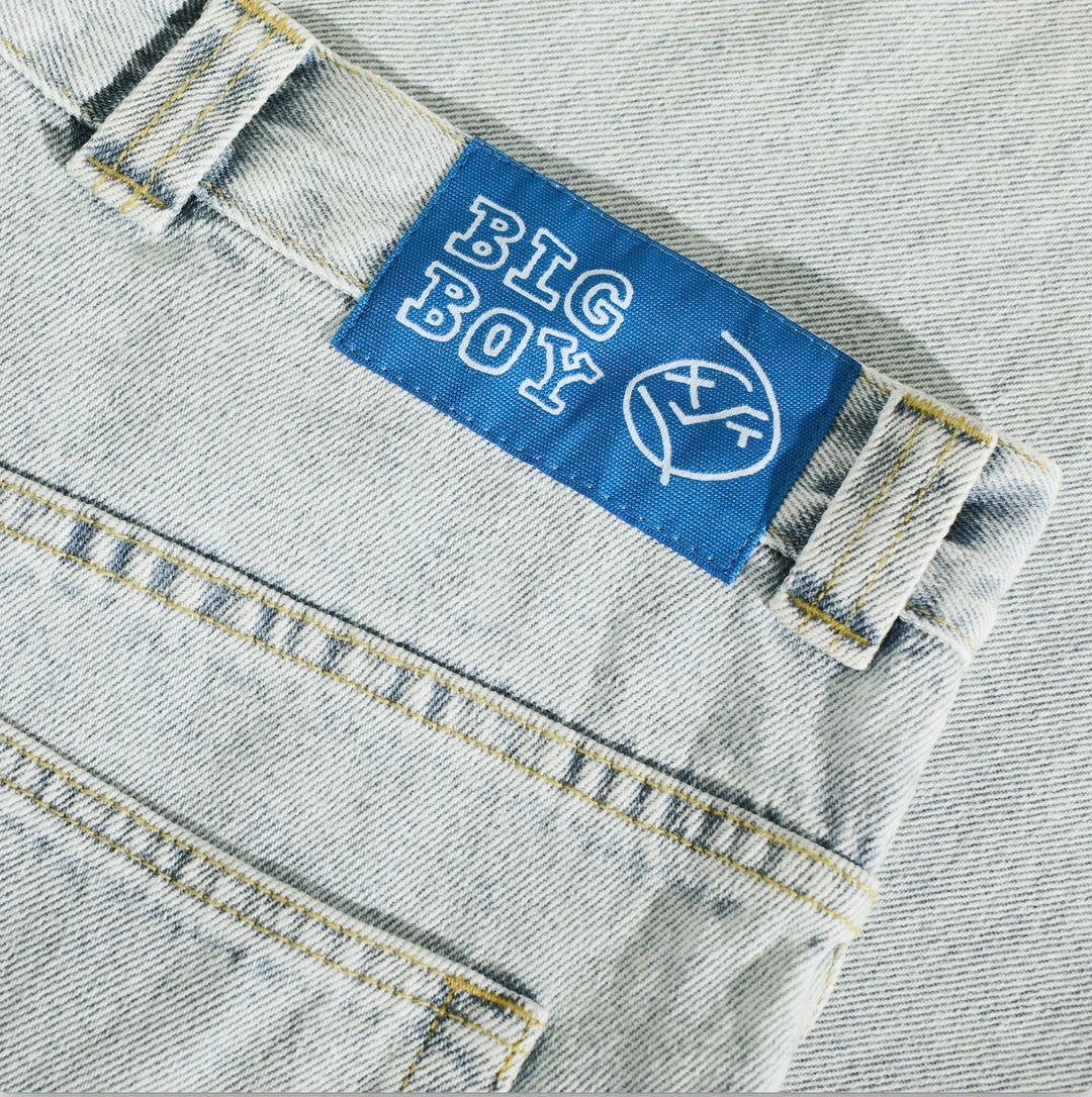 BIG BOY PANTS OG LOGO LIGHT BLUE