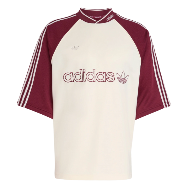 PREMIUM JERSEY CREAM BURGUNDY