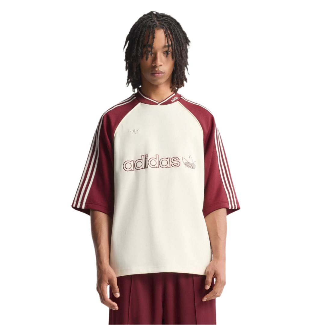 PREMIUM JERSEY CREAM BURGUNDY