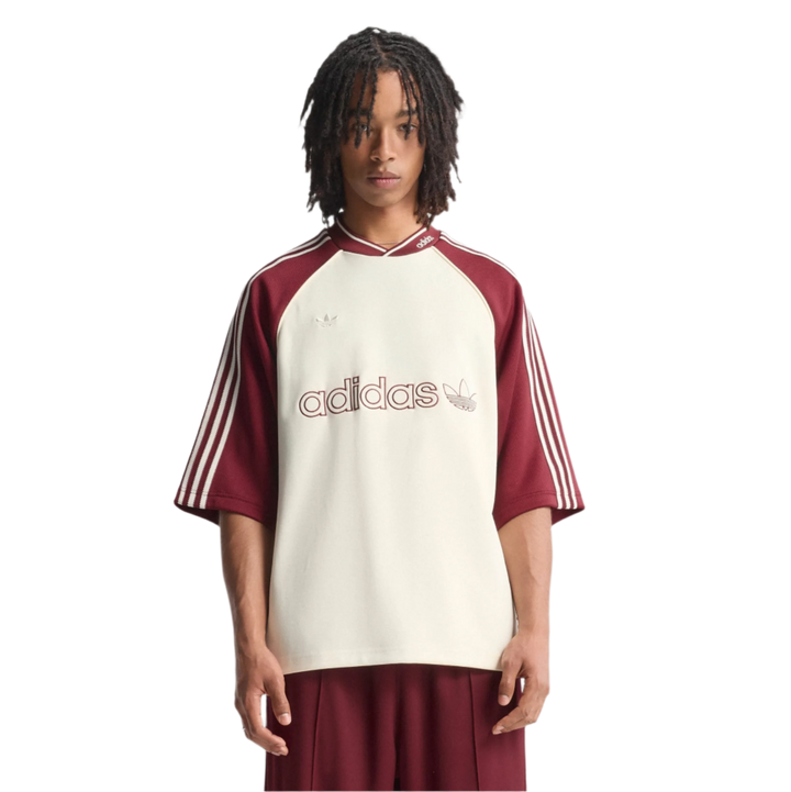 PREMIUM JERSEY CREAM BURGUNDY