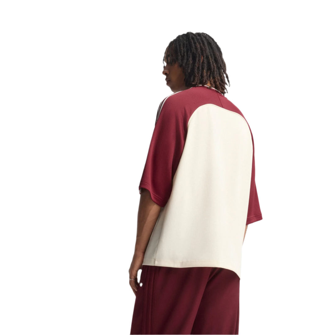 PREMIUM JERSEY CREAM BURGUNDY