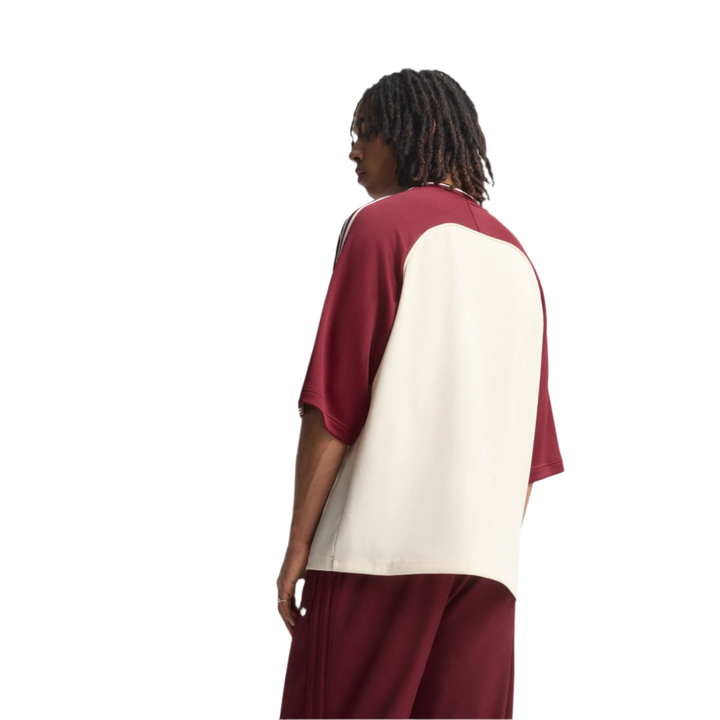 PREMIUM JERSEY CREAM BURGUNDY