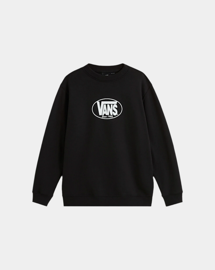 CLASSIC OVAL CREWNECK BLACK