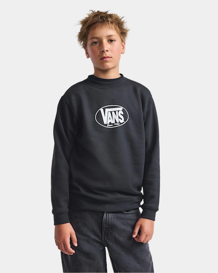 CLASSIC OVAL CREWNECK BLACK