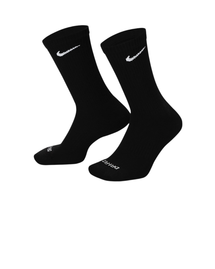 EVERYDAY PLUS CUSH CREW SOCKS BLACK
