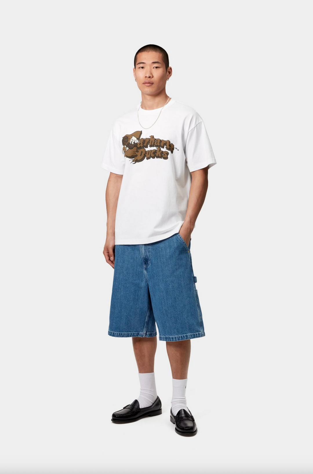 FLAMING DUCKS TEE WHITE