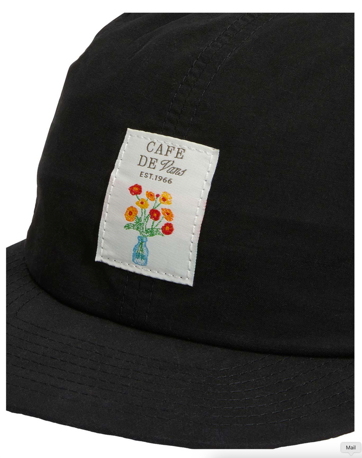 CAFE JOCKEY CAP BLACK