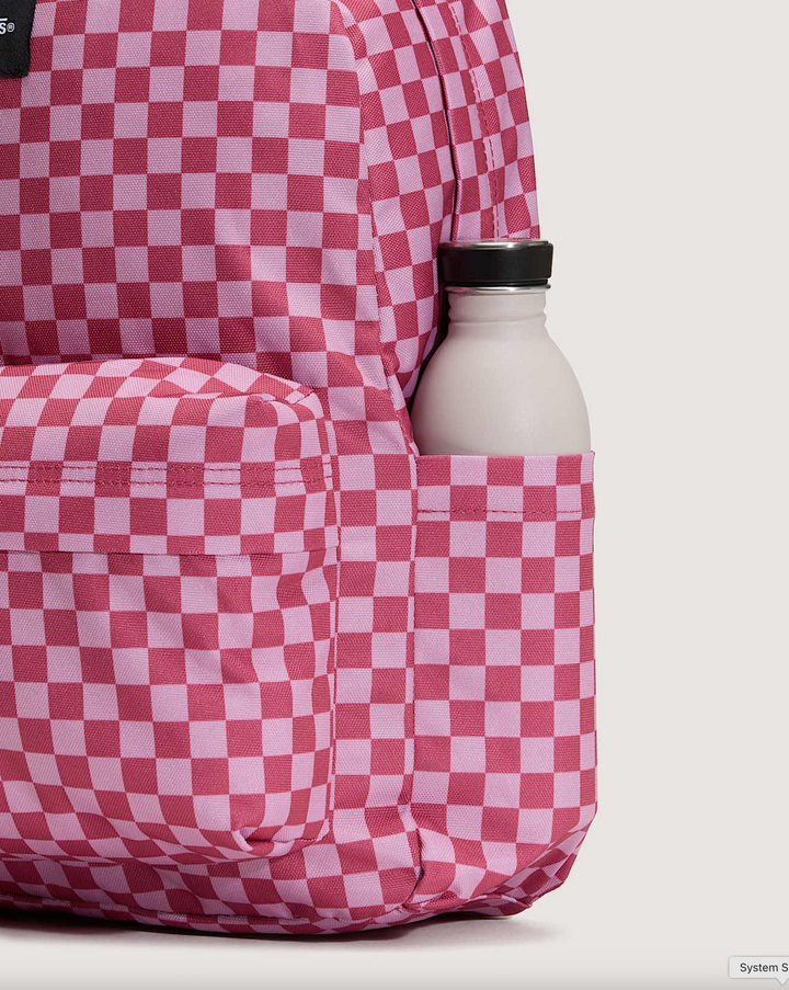 OLD SKOOL BACKPACK CHECK PINK