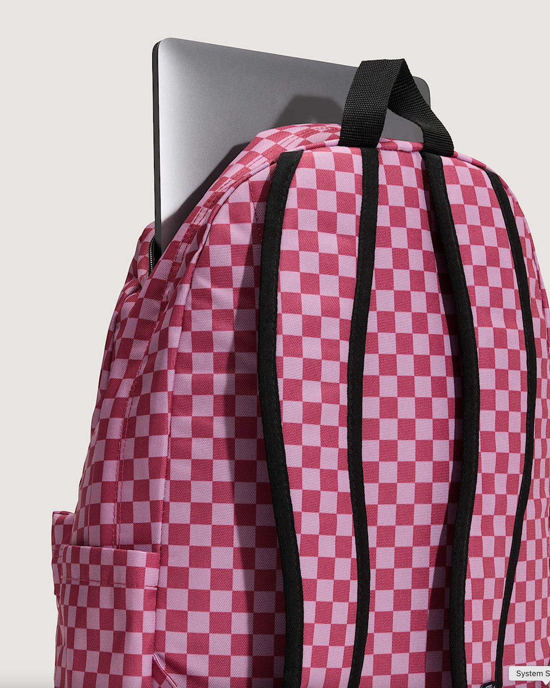 OLD SKOOL BACKPACK CHECK PINK