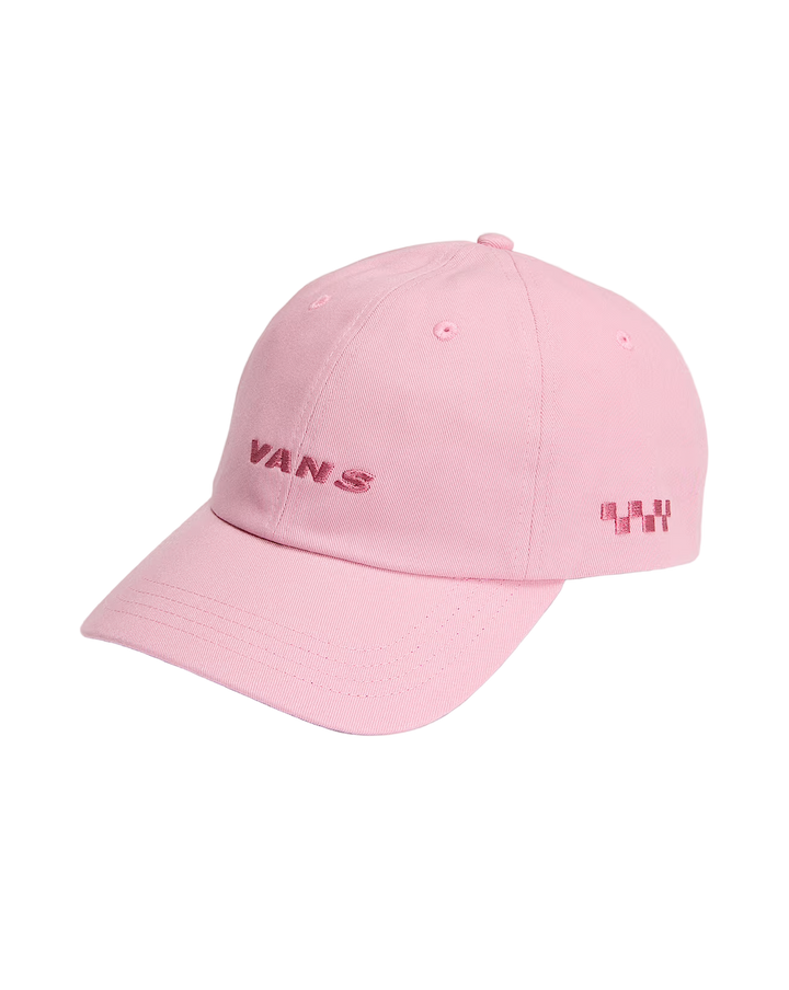 CHECK SIDE CURVED CAP PINK