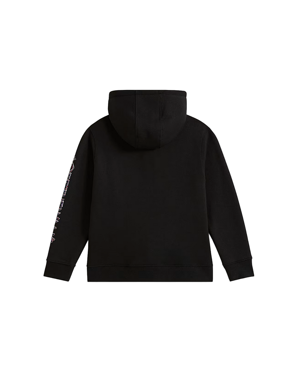 LITTLE KIDS SCRIBBLED PAST ZIP HOODIE BLACK