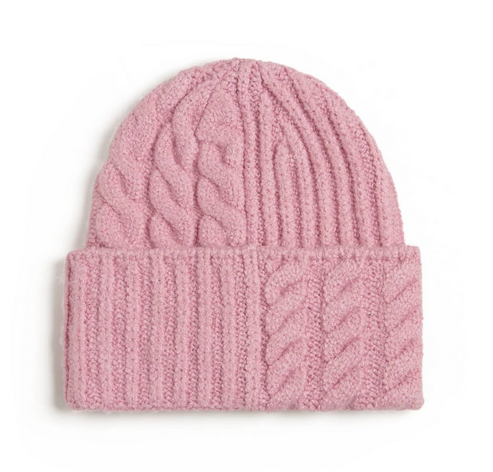 REVELLE CUFF BEANIE PINK