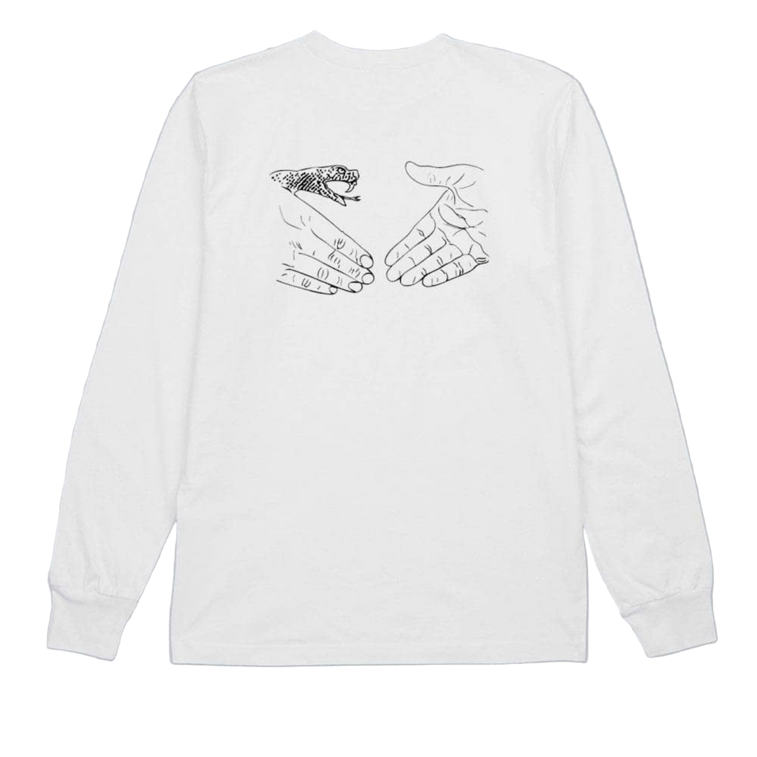 SNAKE SHAKE L/S WHITE
