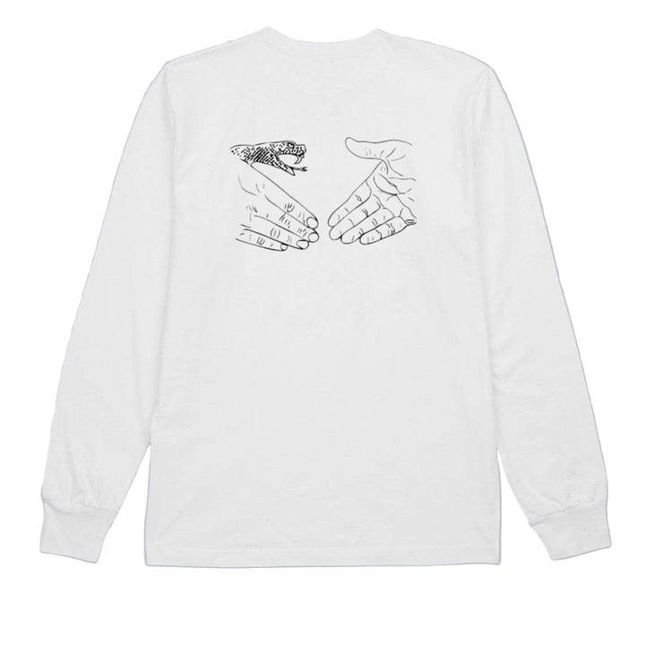 SNAKE SHAKE L/S WHITE