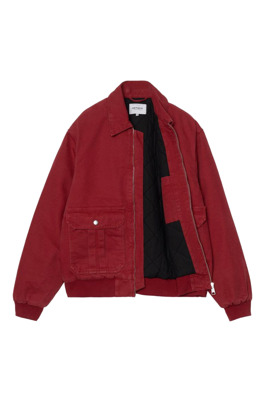 STANTON JACKET SCARLET STONE WASHED