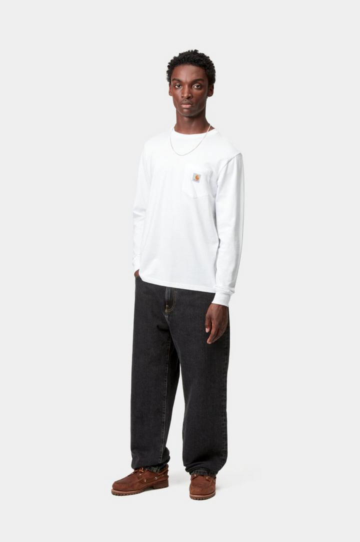 AARON PANT BLACK DUSTY WASHED