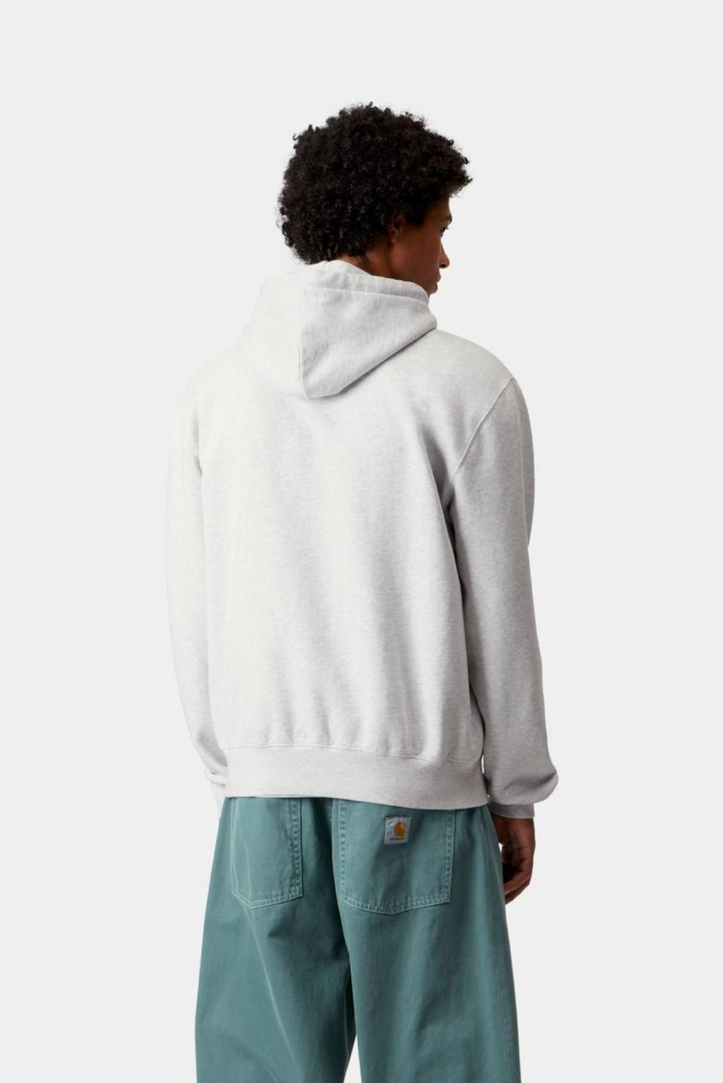 WILD DOG HOODIE ASH HEATHER