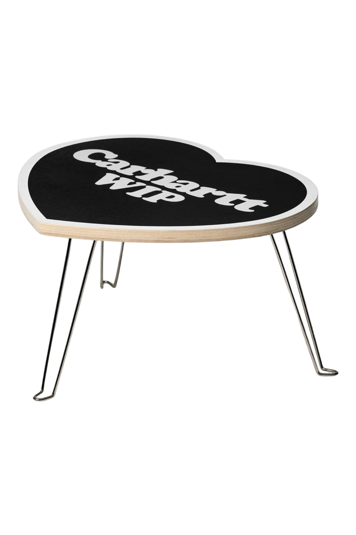 HEART FOLDING TABLE BLACK