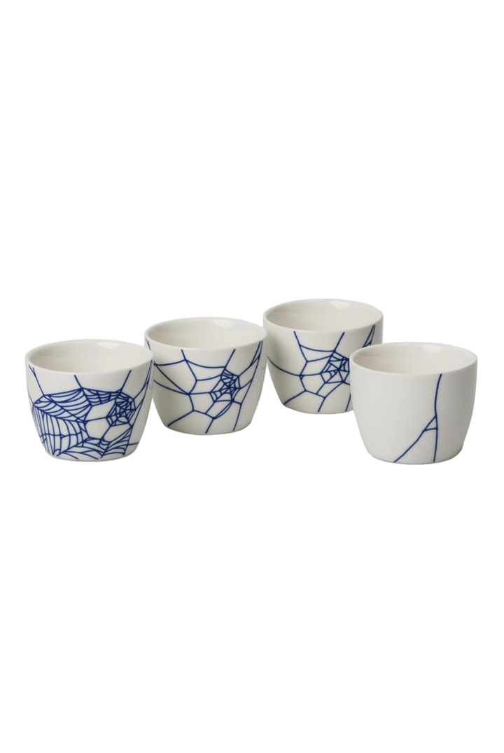 THEORY AND PRACTICE SOBA CUP SET WHITE BLUE