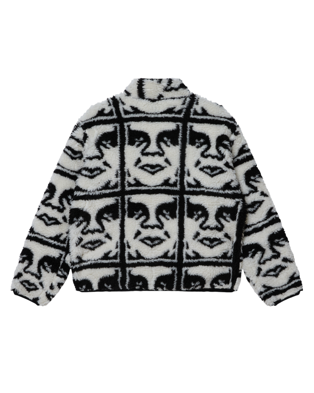 REPEATED ICON SHERPA  BLACK MULTI