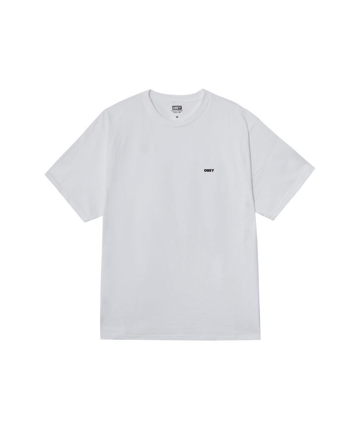QUARTER ICON CLASSIC TEE WHITE