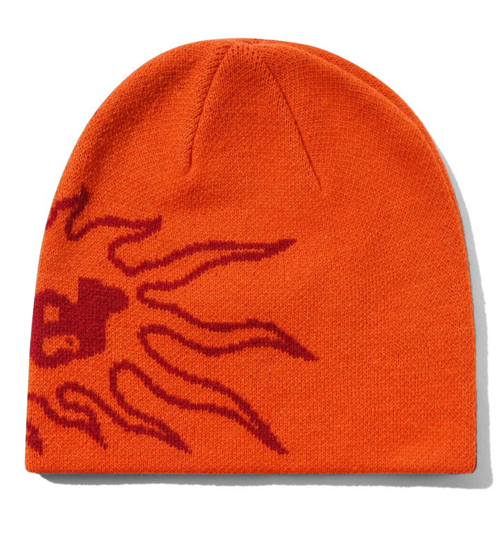 SOLAR SKULLY BEANIE ORANGE