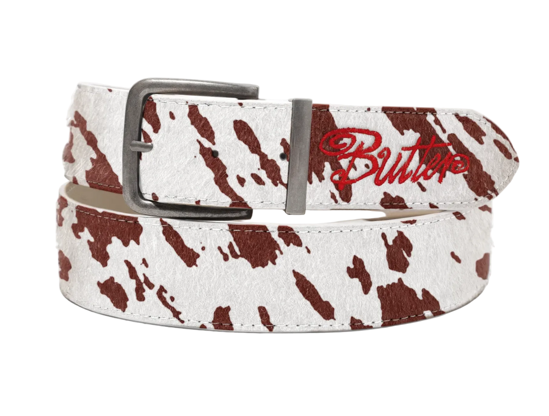 ANIMAL HIDE BELT COW