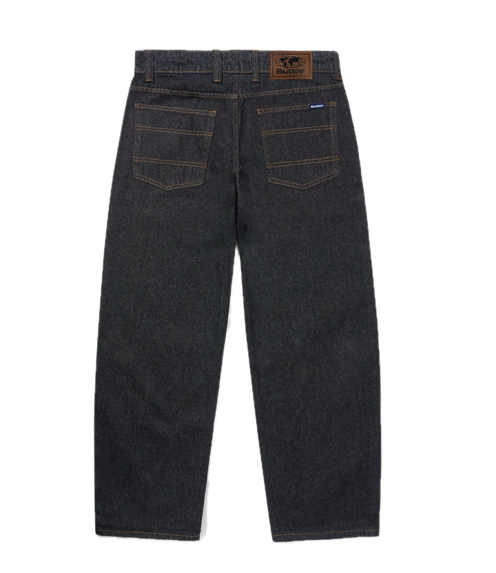 RELAXED DENIM JEANS RAW INDIGO