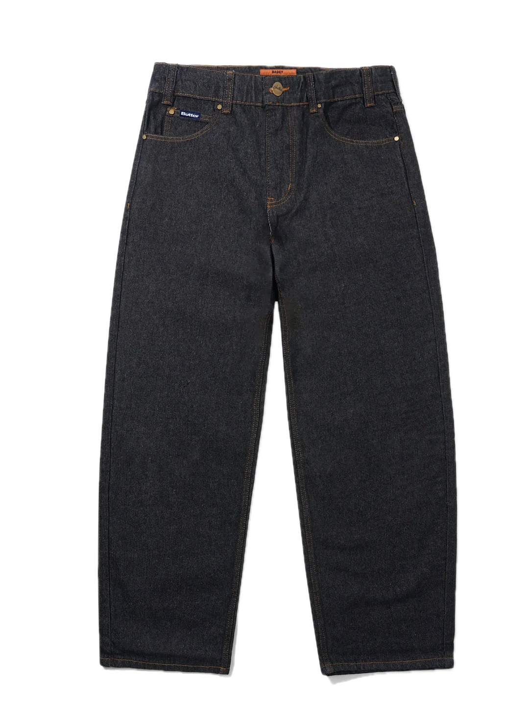 RELAXED DENIM JEANS RAW INDIGO