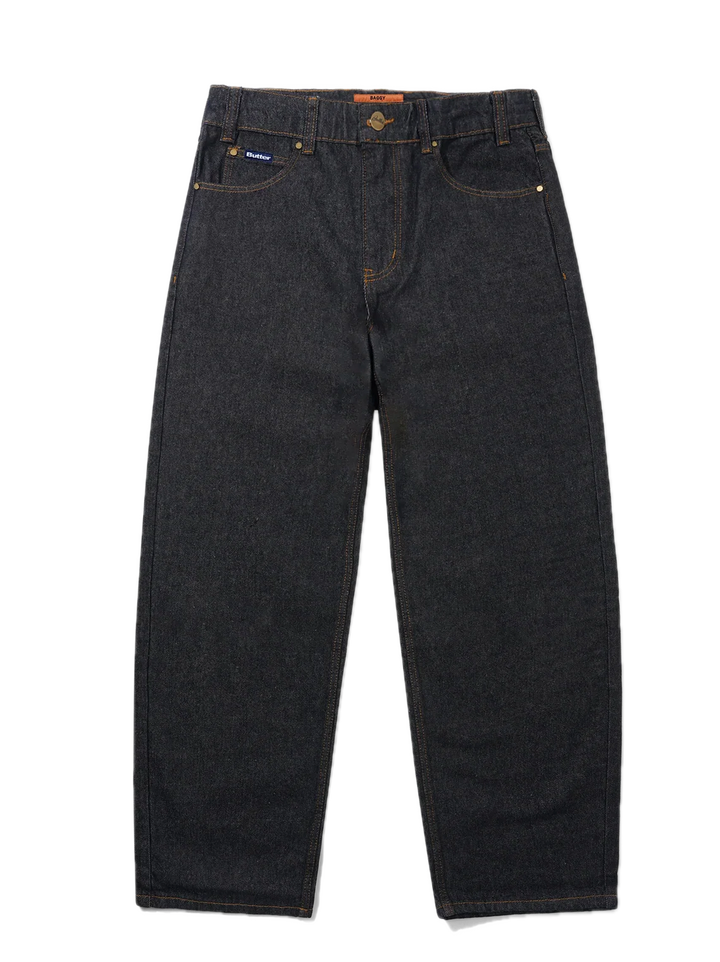 RELAXED DENIM JEANS RAW INDIGO