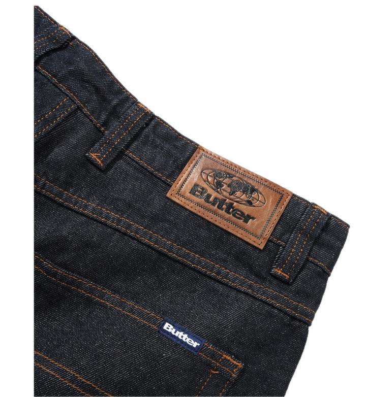 RELAXED DENIM JEANS RAW INDIGO