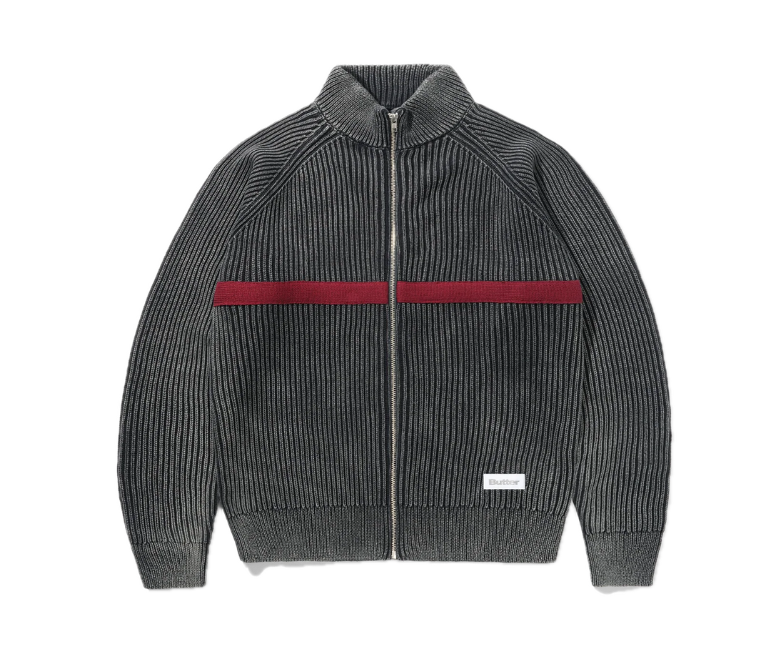 BLEACH ZIP-THRU KNIT