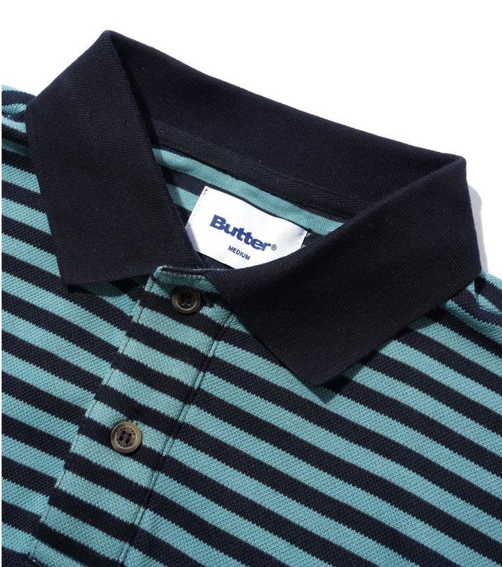 STRIPE POLO SHIRT NAVY MARINE