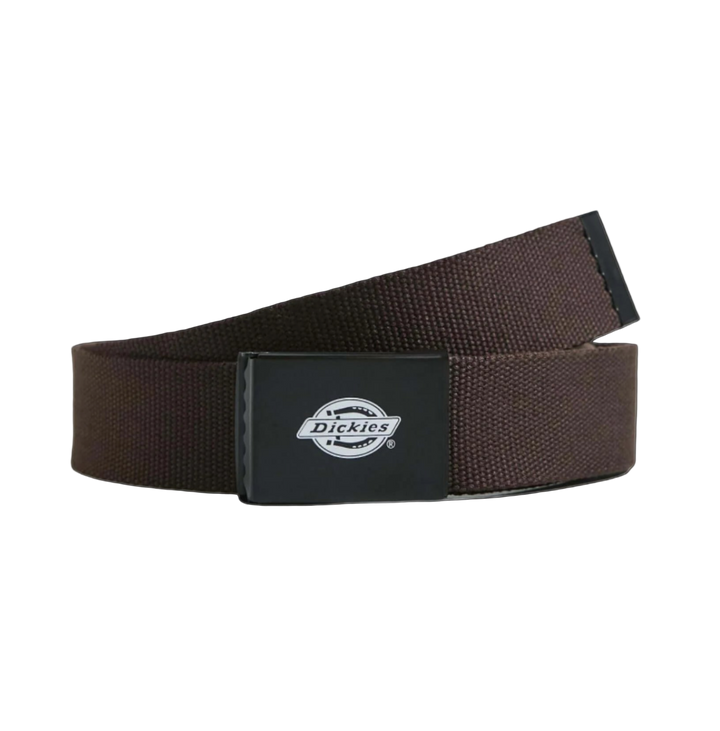 ORCUTT WEBBING BELT DARK BROWN