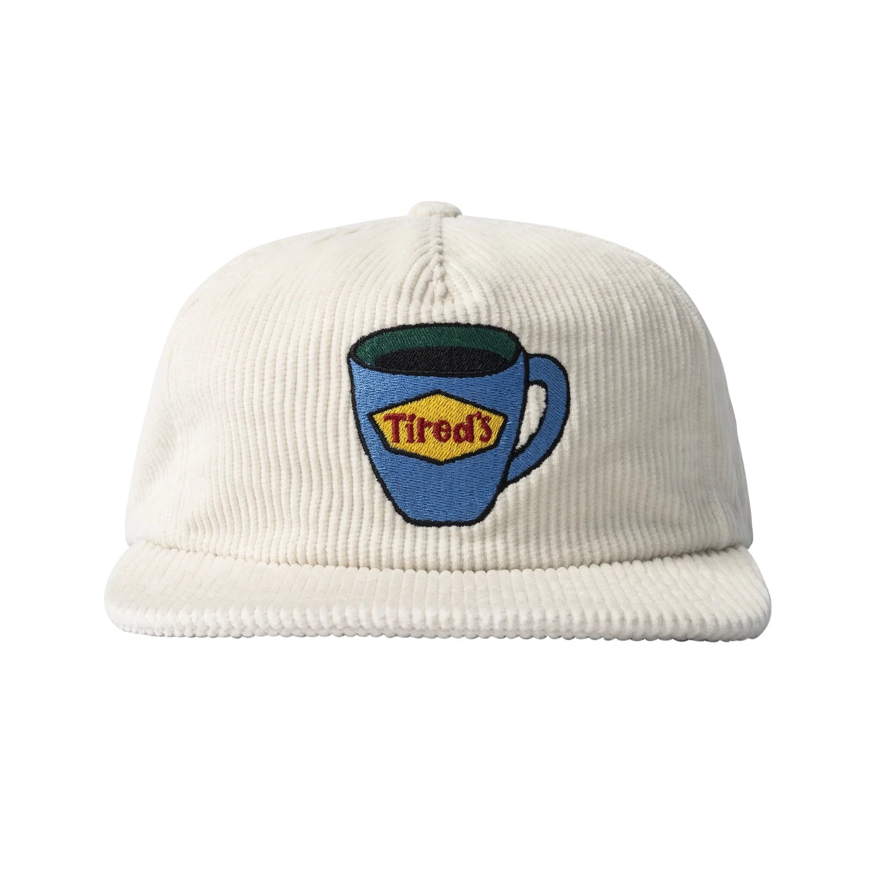 TIRED'S WASHED CORD CAP WHITE