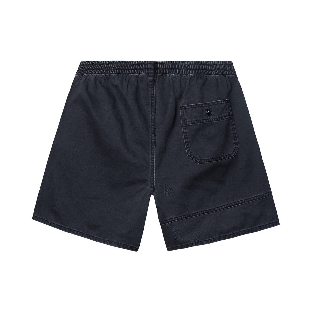 BROKEN BONES SHORT WASHED BLACK