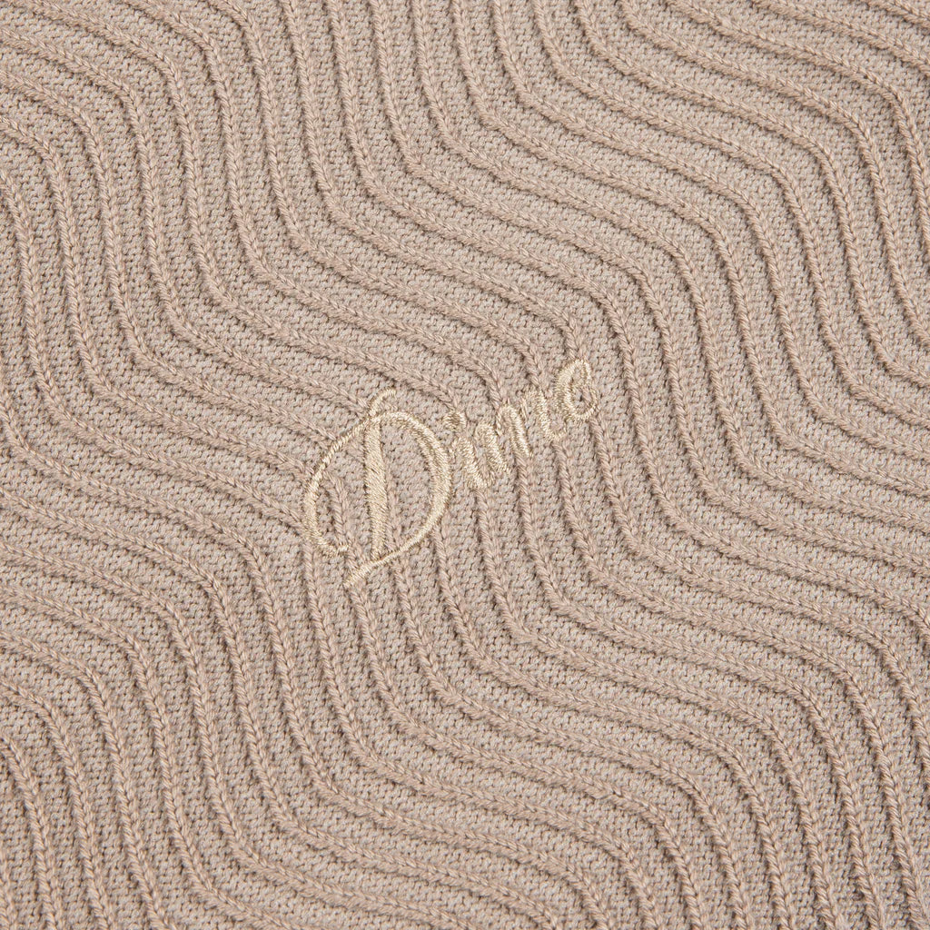 WAVE CABLE KNIT TAN