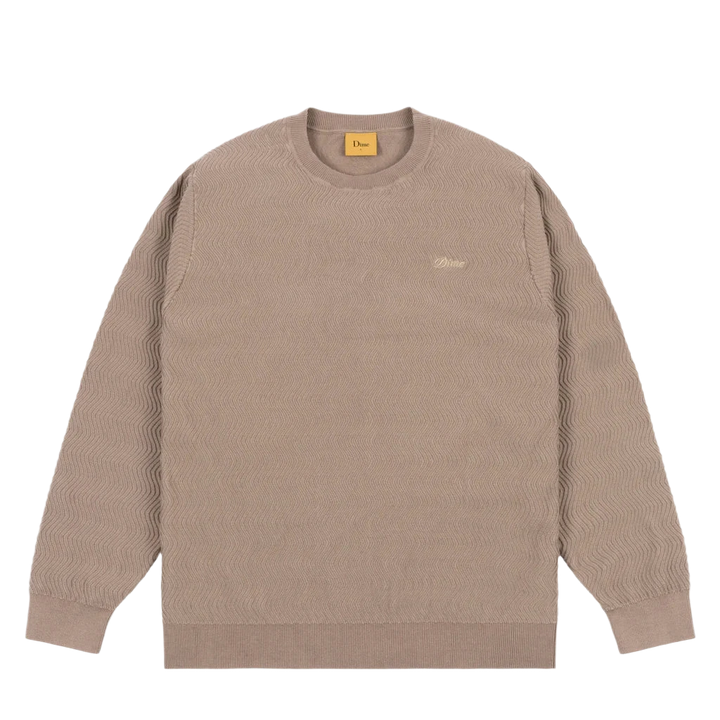 WAVE CABLE KNIT TAN