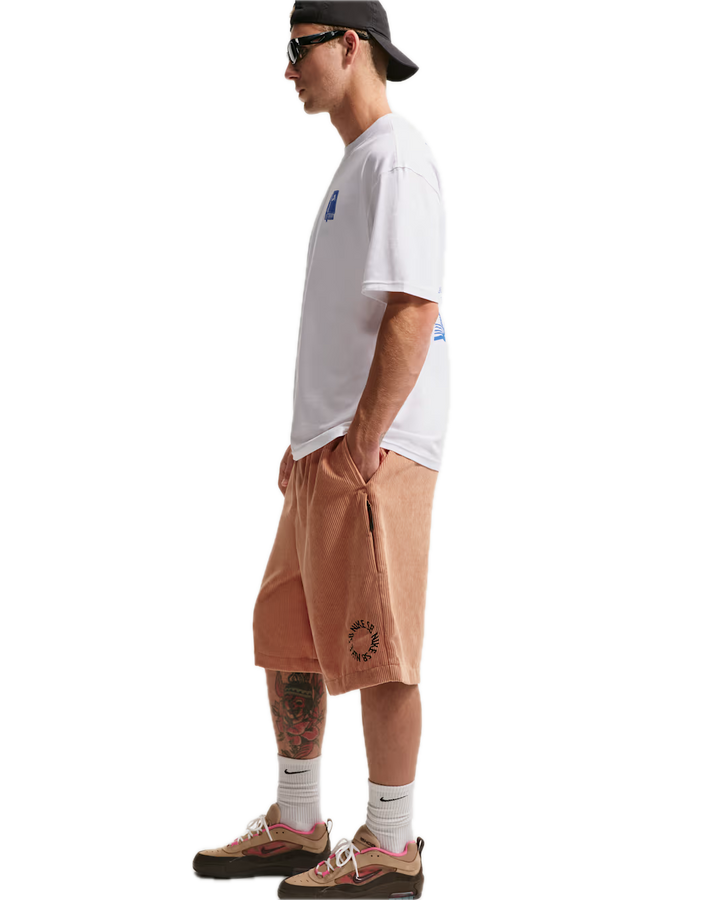 NIKE SB CORD SHORT COGNAC/BLACK